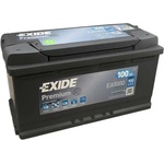 Exide Premium 100Ah 900A right+ (EA1000)