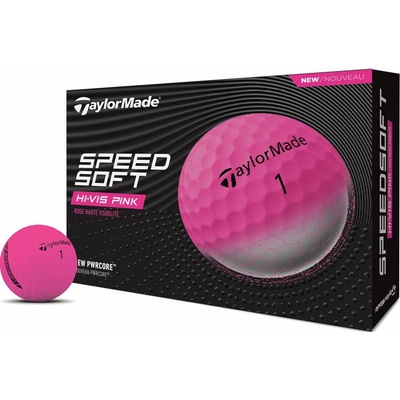 TaylorMade SpeedSoft bílé/růžové 12 ks – Zbozi.Blesk.cz