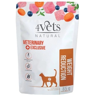 4Vets NATURAL 4Vets Cat Natural Veterinary Exclusive REDUKCIA ТЕЖЕСТ 85 г