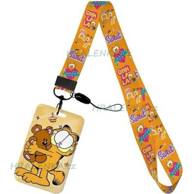 Šňůrka na krk s cedulkou na ID karty kocour Garfield