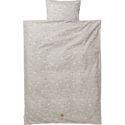 ferm LIVING Спално бельо Swan 70 x 100 см сиво (8190)