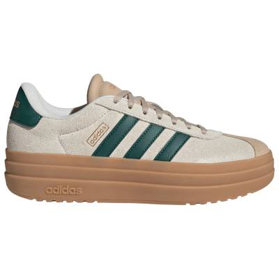 Дамски маратонки adidas Women's VL Court Bold Sneakers - Cream White / Collegiate Green / Magic Beige - размер 42 2/3 (EU) (124-0785-1121)