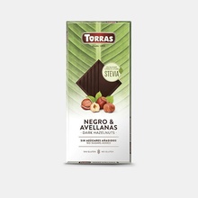 Torras Hořká se stévií a s lískovými oříšky 125 g