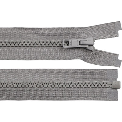 Prima-obchod Kostěný zip YKK No 5 délka 80 cm bundový, barva 135 šedá