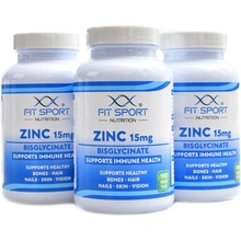 Fitsport nutrition Zinc 15mg bisglycinate 3 x 120 vege tabliet