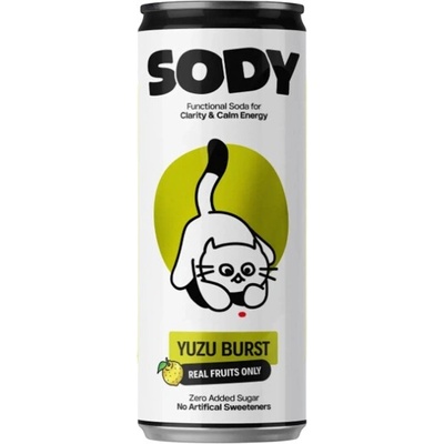 SODY Funkční soda Yuzu Burst 330 ml