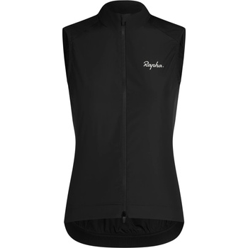 Rapha Дамски елек за колоездене Rapha Women's Core Gilet Cycling vest - Black / White (154-0169-0214)