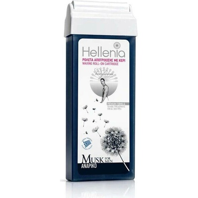 Hellenia Depilační vosk Hellenia roll on pro muže MUSK 100 ml