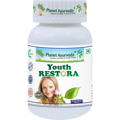 Planet Ayurveda Youth Restora Kapsule 500 mg 60 kapsúl