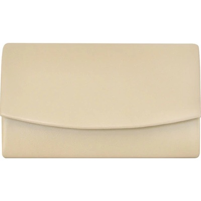 Malá listová kabelka matná béžová