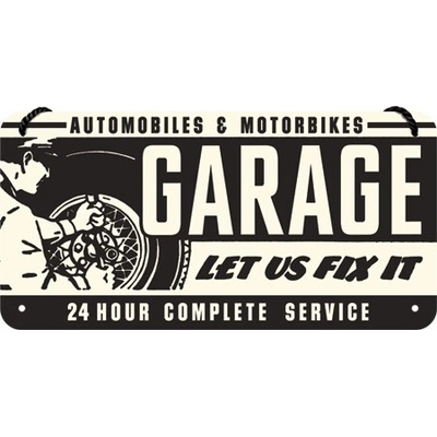 Nostalgic Art Plechová ceduľa Garage