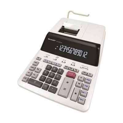 Sharp Калкулатор, лентов, 12 цифри, 2-цветен принтер, sharp "cs-2635lw" cs2635lw (cs2635lw)