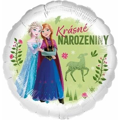 Folat BV Kruh Ledové Království "Krásné narozeniny" 45cm fóliový balónek
