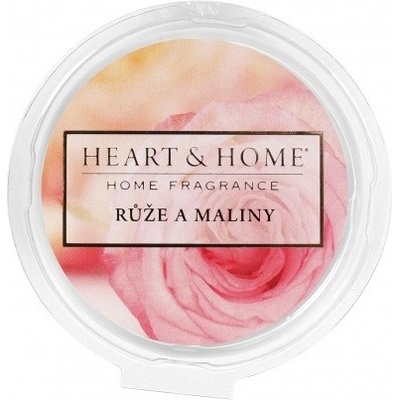 Heart & Home Ruže a maliny Sójový prírodné vonný vosk 26 g