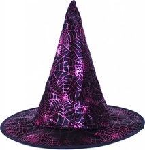 RAPPA Klobouk Čarodějnice Halloween fialový