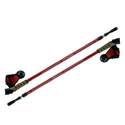 Spartan Trekingové hole nordic walking 105-135cm - červená