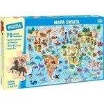 Wydawnictwo Jako Puzzle 70 pieces. Map of the world