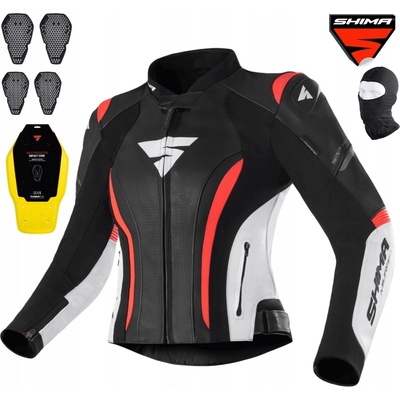 Shima Miura 2.0 čierno-bielo-červená
