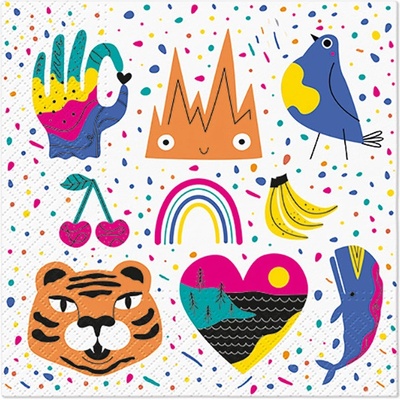 PAW ubrousky L Nordic Decoration 33x33cm