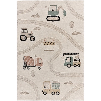 Universal Бежово детско килимче за игра 120x170 cm Clown - Universal (50564)