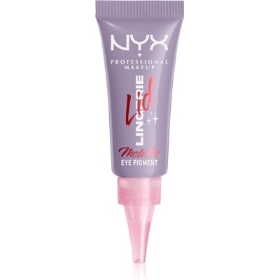 NYX Cosmetics Lid Lingerie кремави сенки са очи цвят 10 Lacy Lilac 6ml