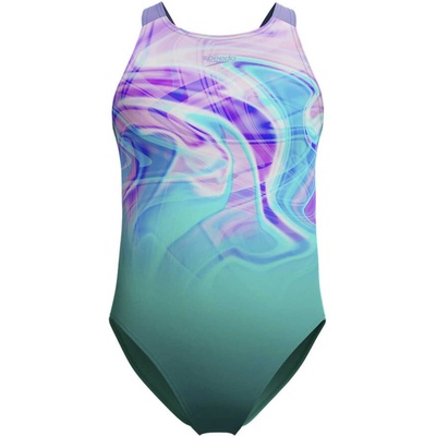 Speedo Цял бански girls printed pulseback
