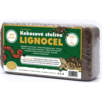 Robimaus Lignocel kokosová briketa 20x10x5 cm – Zbozi.Blesk.cz