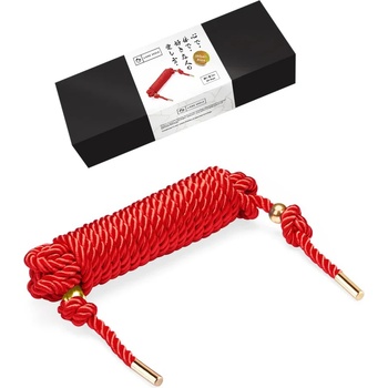 Въже за робство, памучно, 5 метра - Shibari Rope Red (LIEBESE056)