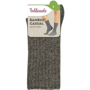 Bellinda BAMBUS CASUAL SOCKS - Зимни бамбукови чорапи - сив меланж Bellinda | Siv | ЖЕНИ | 35-38