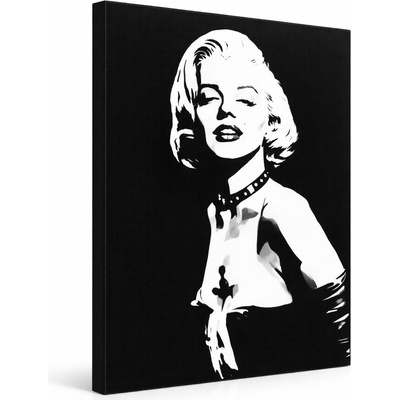 Ručne maľovaný POP Art obraz Marilyn Monroe - 80x100 cm