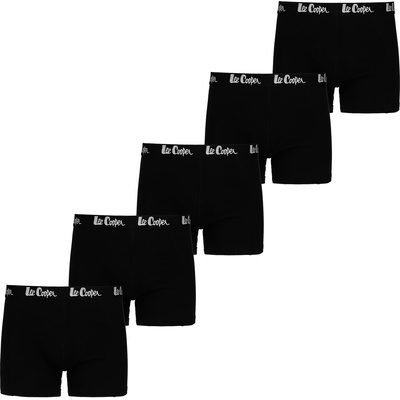 Lee Cooper Мъжки боксерки Lee Cooper Essential Boxer Trunk 5-Pack Mens - Black