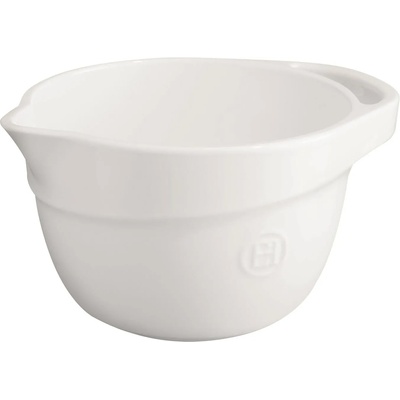 Emile Henry Керамична купа за смесване emile henry mixing bowl - 2.5 л - цвят бял (eh 6562-11)