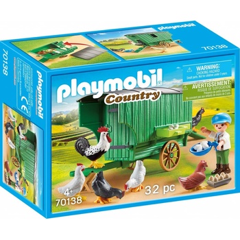 Playmobil 70138 Mobilní kurník pro slepičky