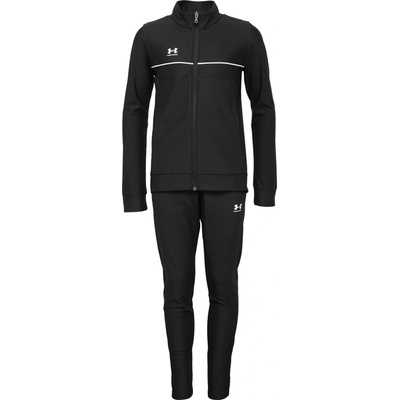 Under Armour chlapčenská súprava CHALLENGER TRACKSUIT čierna biela