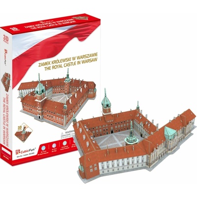 CubicFun 3D puzzle Královský zámek ve Varšavě 105 ks