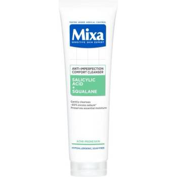 Mixa Salicylic Acid + Squalane Anti-Imperfection Comfort Cleanser почистващ гел против несъвършенства на кожата 150 ml за жени