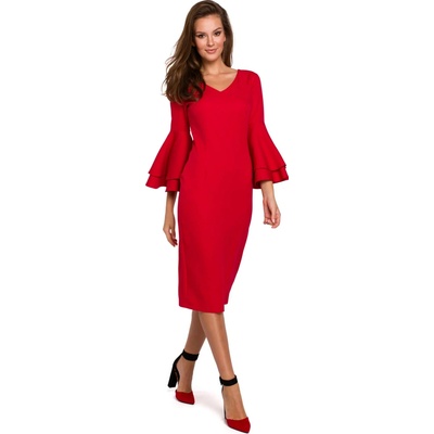 Makover Dress K002 Crepe Pink