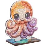 Craft Buddy Диамантена фигурка Craft Buddy - Crystal Art Buddies, Октопод (CBCAFGR-31GEN047)