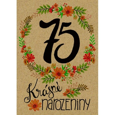 Baloušek BeBechy - přání 75, A6, kraftový papír