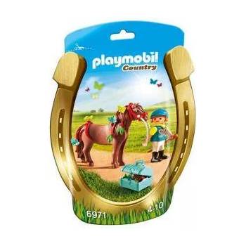 PLAYMOBIL Комплект Плеймобил - Ездач с пони с пеперуди, Playmobil, 2900184