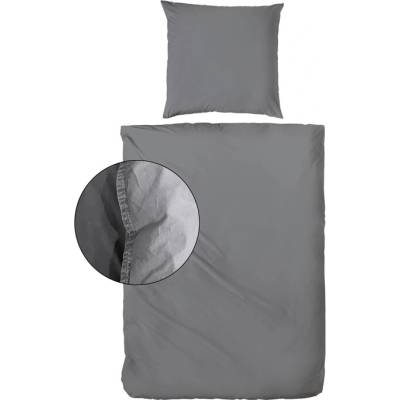 Sconto obliečky Stonewashed antracitová 70x90 140x200