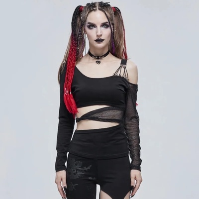 Devil fashion дамска тениска с дълъг ръкав devil fashion - tt175