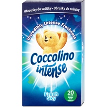 Coccolino vonné ubrousky do sušičky Intense Fresh Sky 20 ks