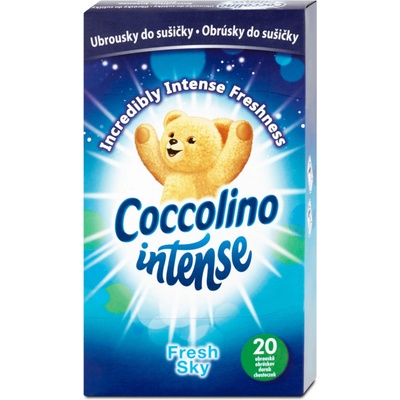 Coccolino Intense Fresh Sky vonné ubrousky do sušičky 20 ks – Zboží Dáma