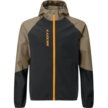 Scott Детско водоустойчиво яке Scott Kid's Jacket Explorair Light Dryo 2.5L Waterproof jacket - Black / Toast Beige (703-6969-0111)