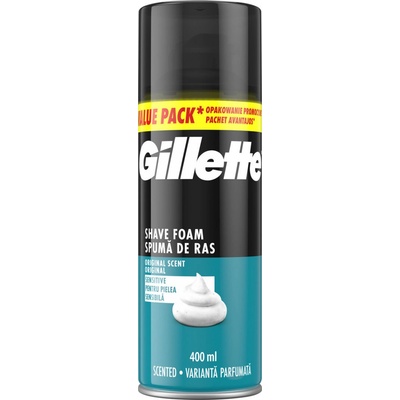 Gillette Sensitive pěna na holení pro muže 400 ml