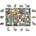 Wooden City - Puzzle Animal Postcards 200 - 200 piese