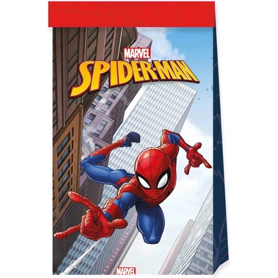Papierové vrecúška Spiderman - Crime Fighter 4ks