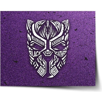 Sablio Plagát BLACK PANTHER wakanda forever Biely - 90x60 cm