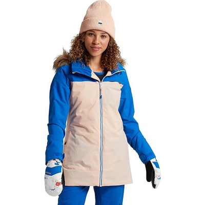 Burton Eatfall Jacket Lapis blue peach melba stout white